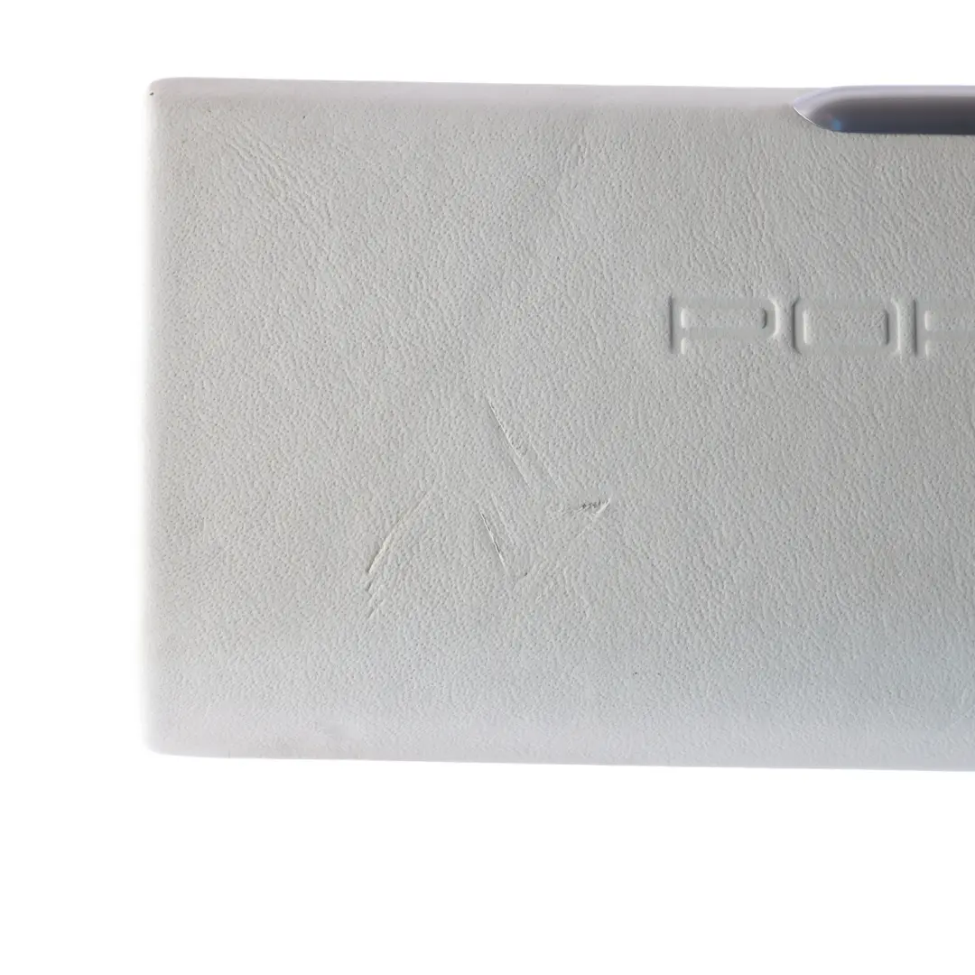 Dashboard Storage Trim Panel Leather Cover Pebble Grey to Porsche Macan 95B with Part number 95B858100AA Porsche Macan 95B Dashboard Storage Trim Panel Leather Cover Pebble Grey - SKU 95B858100AA - Part number 95B858100AA