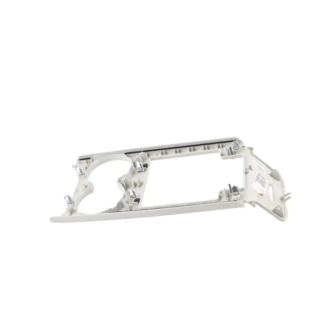 Centre Console Chrome Trim Cup Holder Pebble Grey to Porsche Macan 95B with Part number 95B863097A Porsche Macan 95B Centre Console Chrome Trim Cup Holder Pebble Grey - SKU 95B863097A - Part number 95B863097A