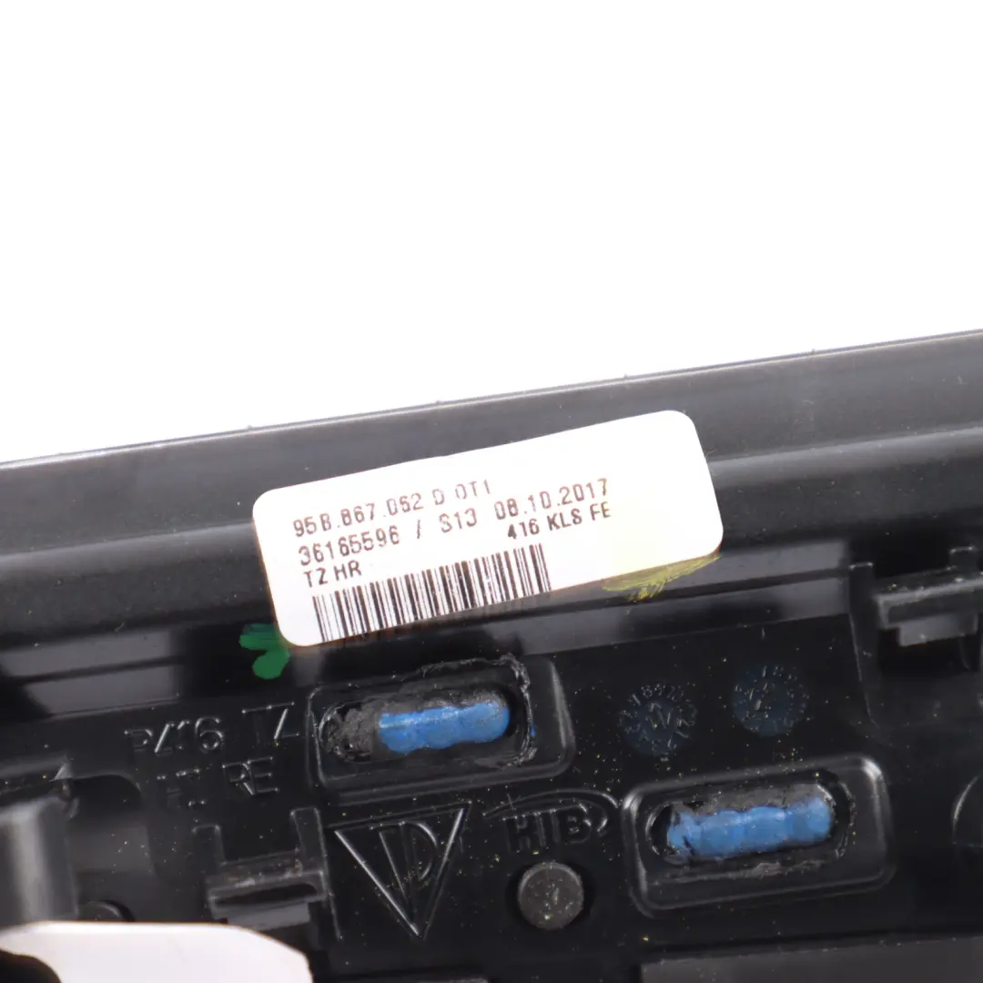 Porsche Macan 95B Door Card Trim Strip Covering Rear Right O/S Piano Black - SKU 95B867062D - Part number 95B867062D