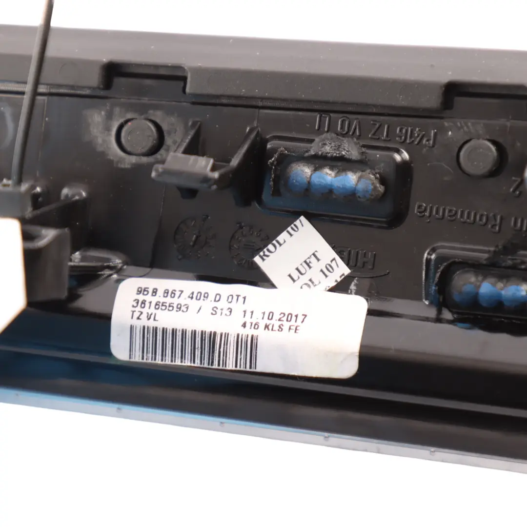 Door Card Trim Strip Covering Front Left N/S Piano Black to Porsche Macan 95B with Part number 95B867409D Porsche Macan 95B Door Card Trim Strip Covering Front Left N/S Piano Black - SKU 95B867409D - Part number 95B867409D