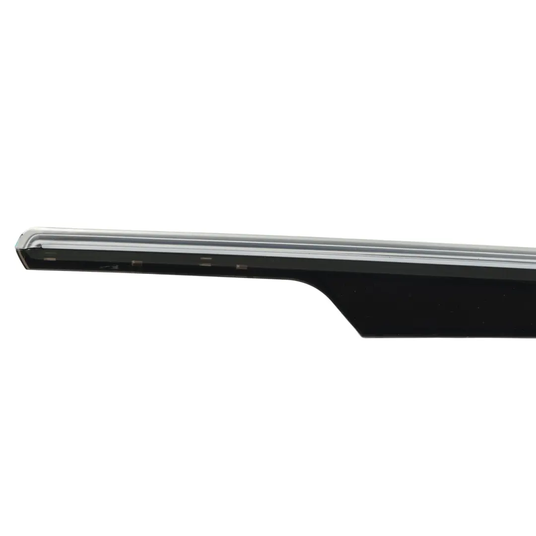 Front Door Card Trim Strip Covering Right O/S Piano Black to Porsche Macan 95B with Part number 95B867410D-1 Porsche Macan 95B Front Door Card Trim Strip Covering Right O/S Piano Black - SKU 95B867410D-1 - Part number 95B867410D-1