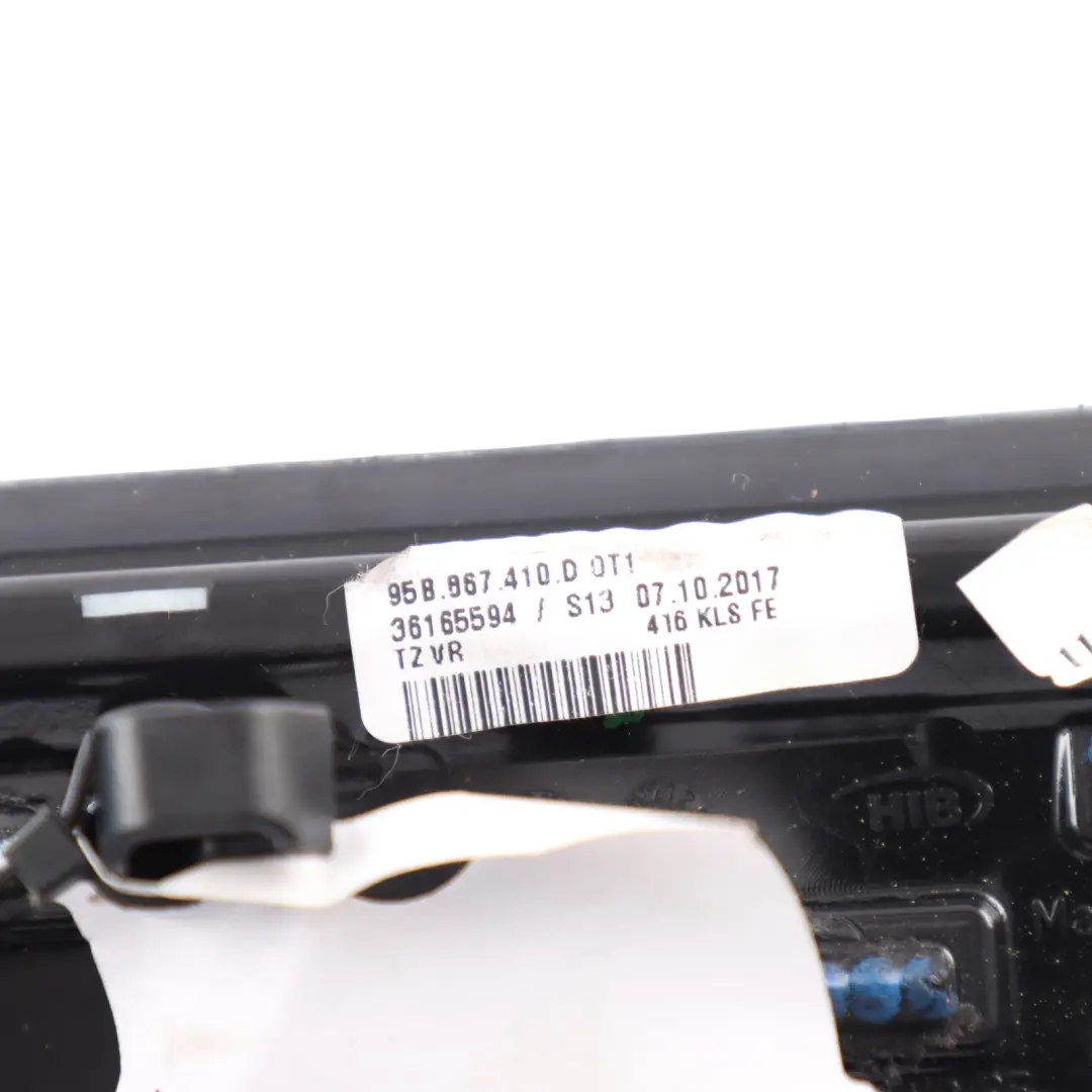 Porsche Macan 95B Door Card Trim Strip Covering Front Right O/S Piano Black - SKU 95B867410D - Part number 95B867410D