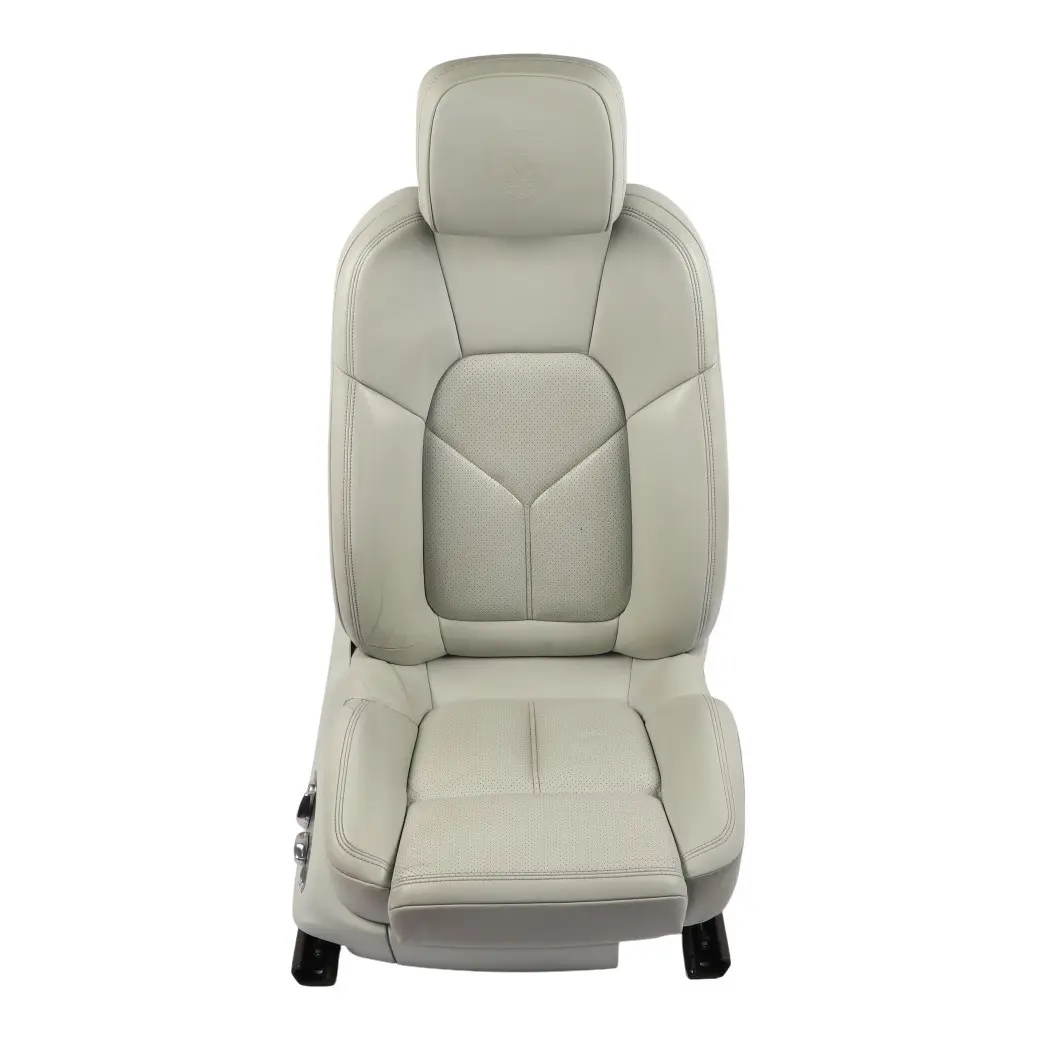 Front Seat Sport Heated Electric Leather Pebble Grey Right O/S to Porsche Macan 95B with Part number 95B881806B Porsche Macan 95B Front Seat Sport Heated Electric Leather Pebble Grey Right O/S - SKU 95B881806B-1 - Part number 95B881806B