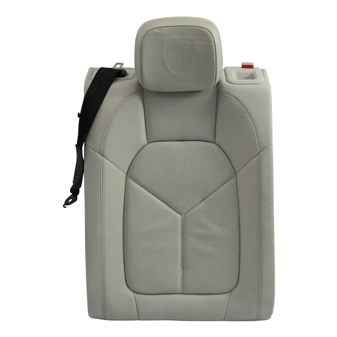 Porsche Macan S 95B Schienale Sedile Posteriore Sinistro Pelle Grigio Ciottolo - SKU 95B885805B - Numero di parte 95B885805B