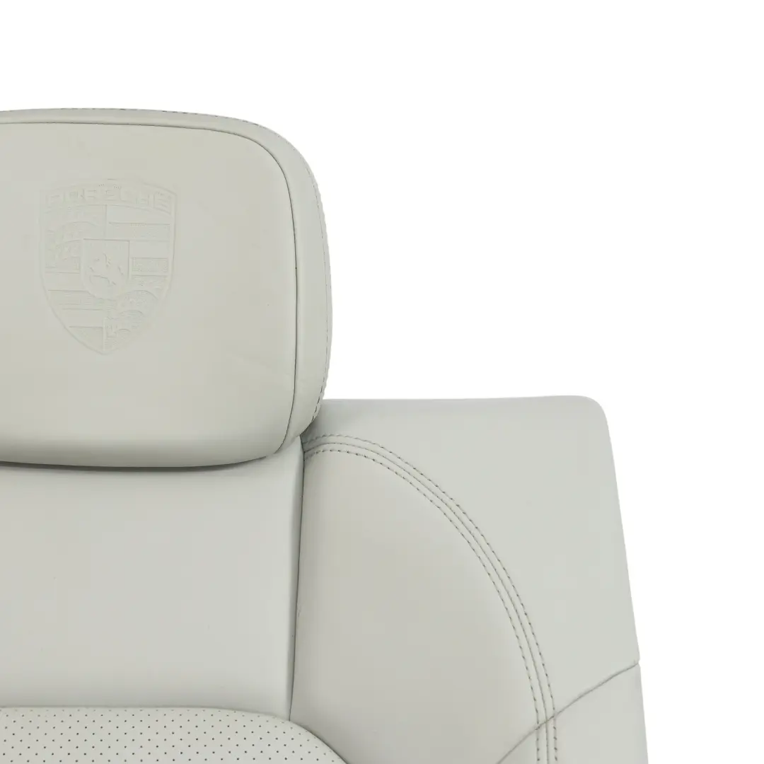 Porsche Macan 95B Respaldo Asiento Trasero Cuero Pebble Grey Derecho - SKU 95B885806B - Número de pieza 95B885806B