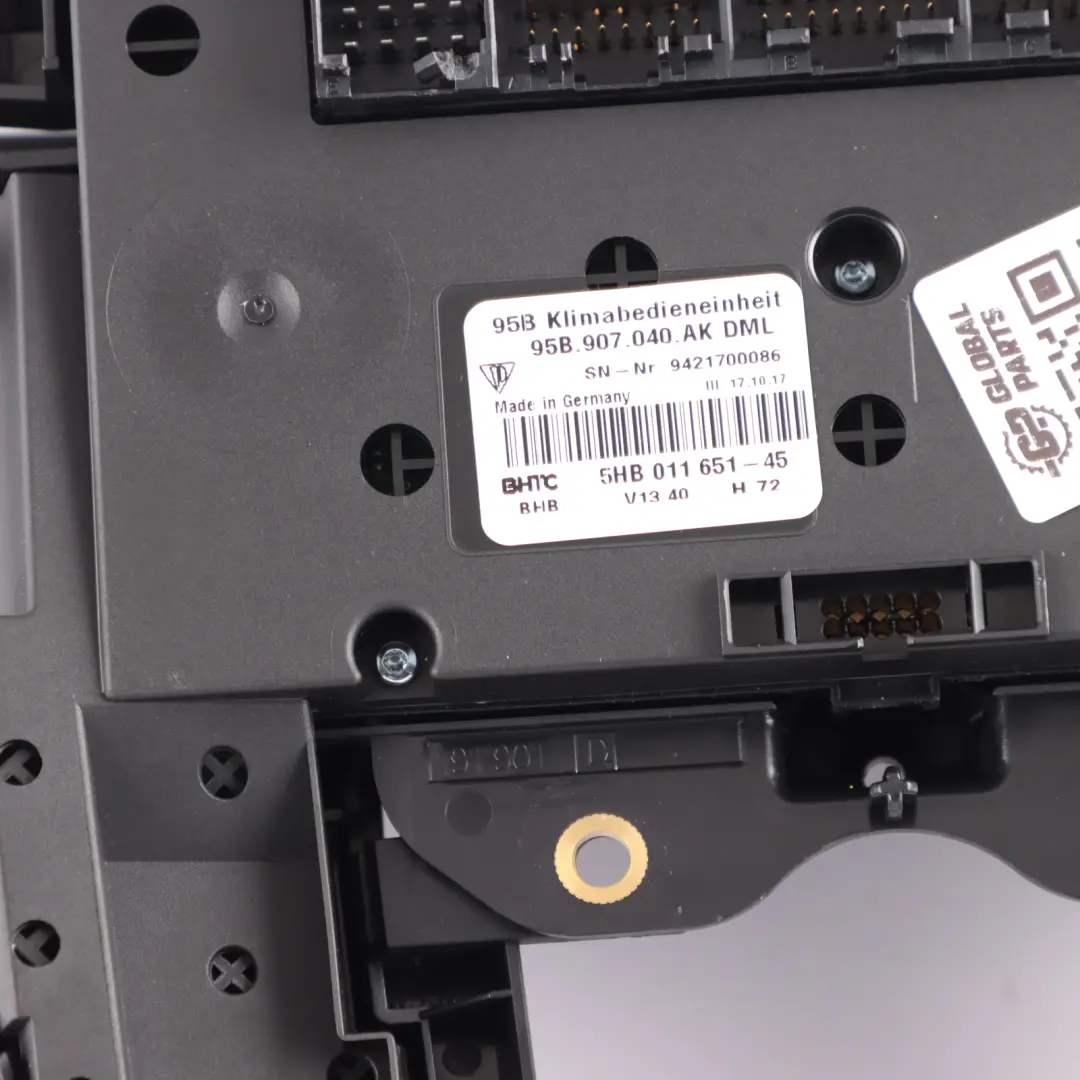 Porsche Macan 95B Centre Console Switch Panel Hazard Climate Seats - SKU 95B907040AK - Part number 95B907040AK