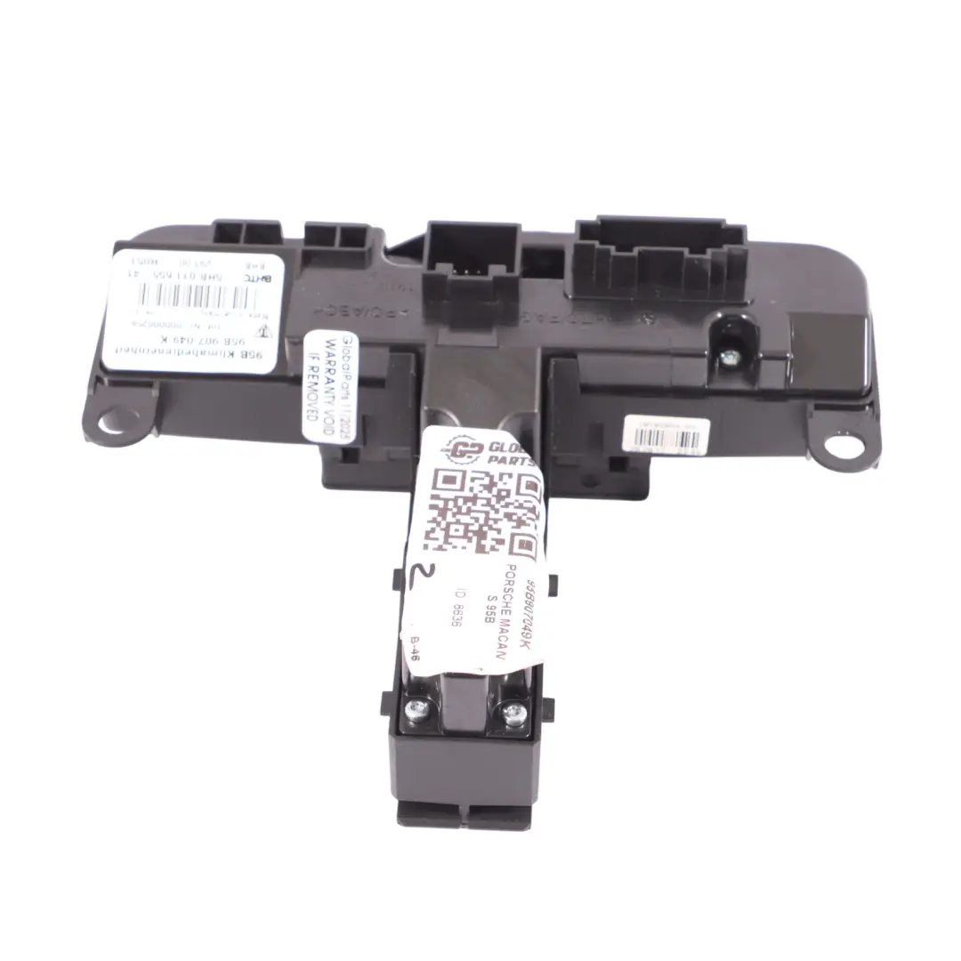 Hintere Mittelkonsole Air Vent Schalter Bedienfeld für Porsche Macan 95B mit Teilenummer 95B907049K Porsche Macan 95B Hintere Mittelkonsole Air Vent Schalter Bedienfeld - SKU 95B907049K - Teilenummer 95B907049K