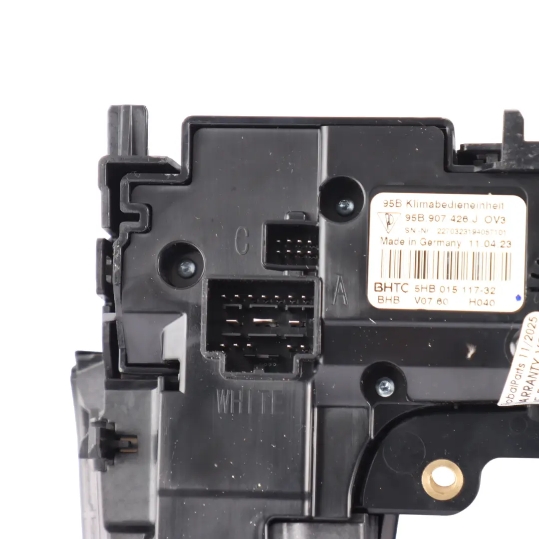 Centre Console Air Con Control Panel Display Cover to Porsche Macan 95B with Part number 95B907426J Porsche Macan 95B Centre Console Air Con Control Panel Display Cover - SKU 95B907426J - Part number 95B907426J