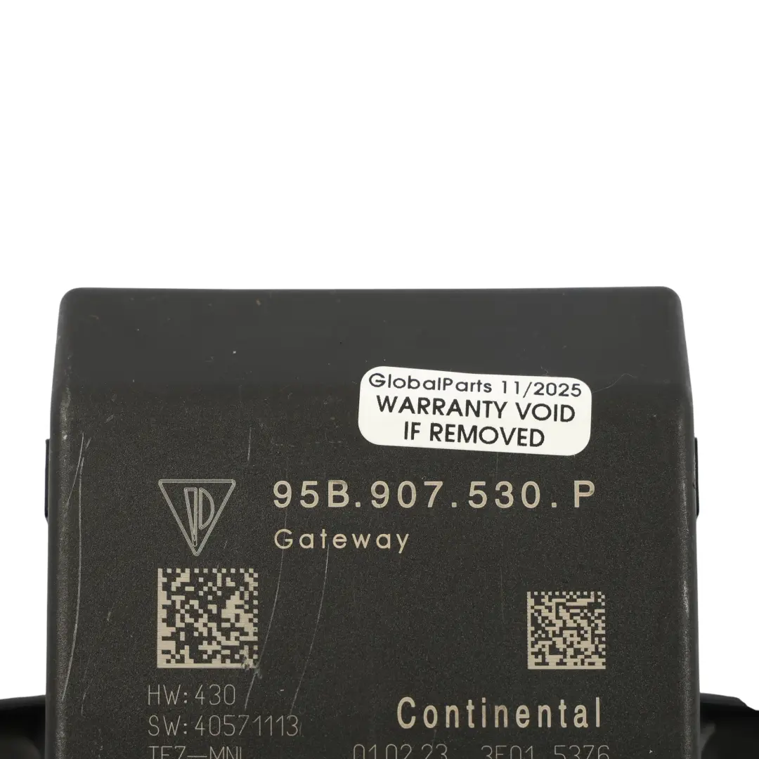 Porsche Macan 95B Corpo Gateway Modulo ECU Unità Di Controllo 95B907530L - SKU 95B907530P - Numero di parte 95B907530P