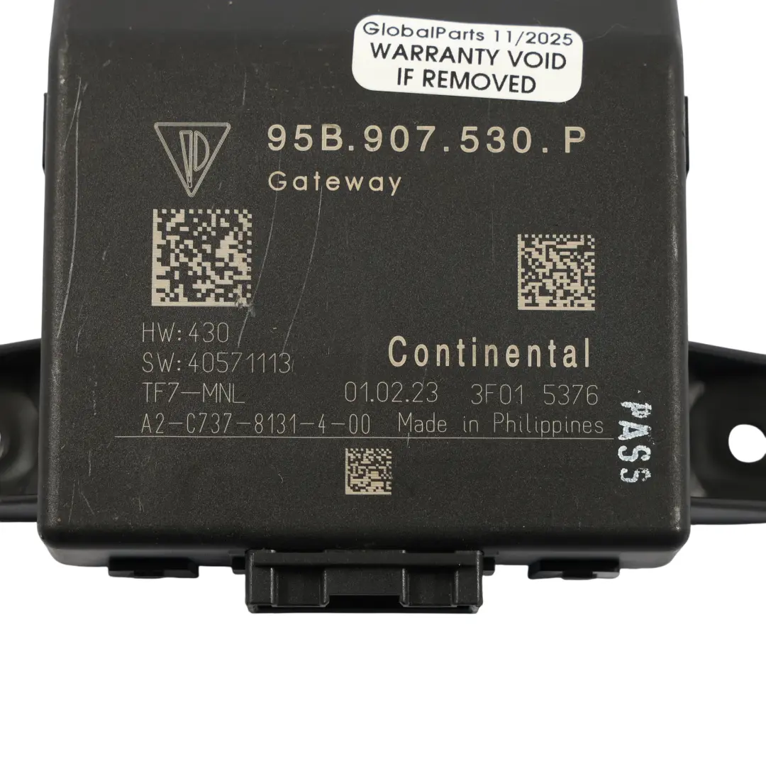 Porsche Macan 95B Body Gateway Module ECU Control Unit 95B907530L - SKU 95B907530P - Part number 95B907530P
