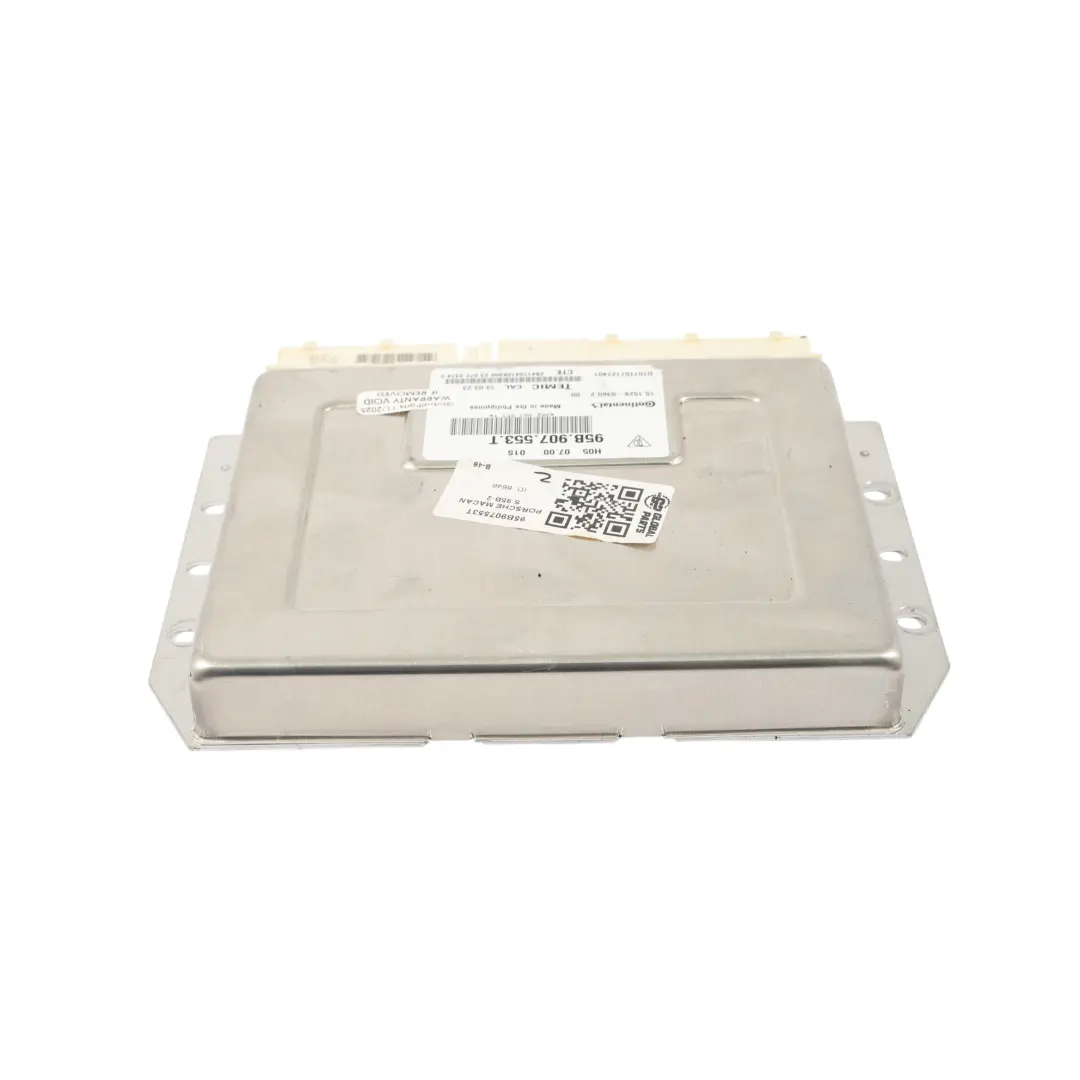Suspension Control Module Unit ECU to Porsche Macan 95B Air with Part number 95B907553T Porsche Macan 95B Air Suspension Control Module Unit ECU - SKU 95B907553T - Part number 95B907553T