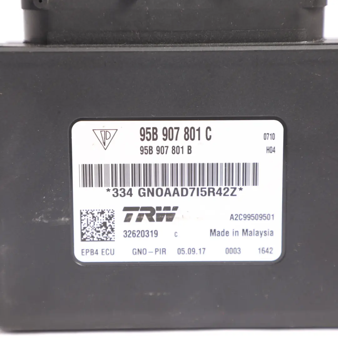 Module Commande Frein Stationnement Électrique pour Porsche Macan 95B à propos du numéro de pièce 95B907801C Porsche Macan 95B Module Commande Frein Stationnement Électrique - SKU 95B907801C - Numéro de pièce 95B907801C