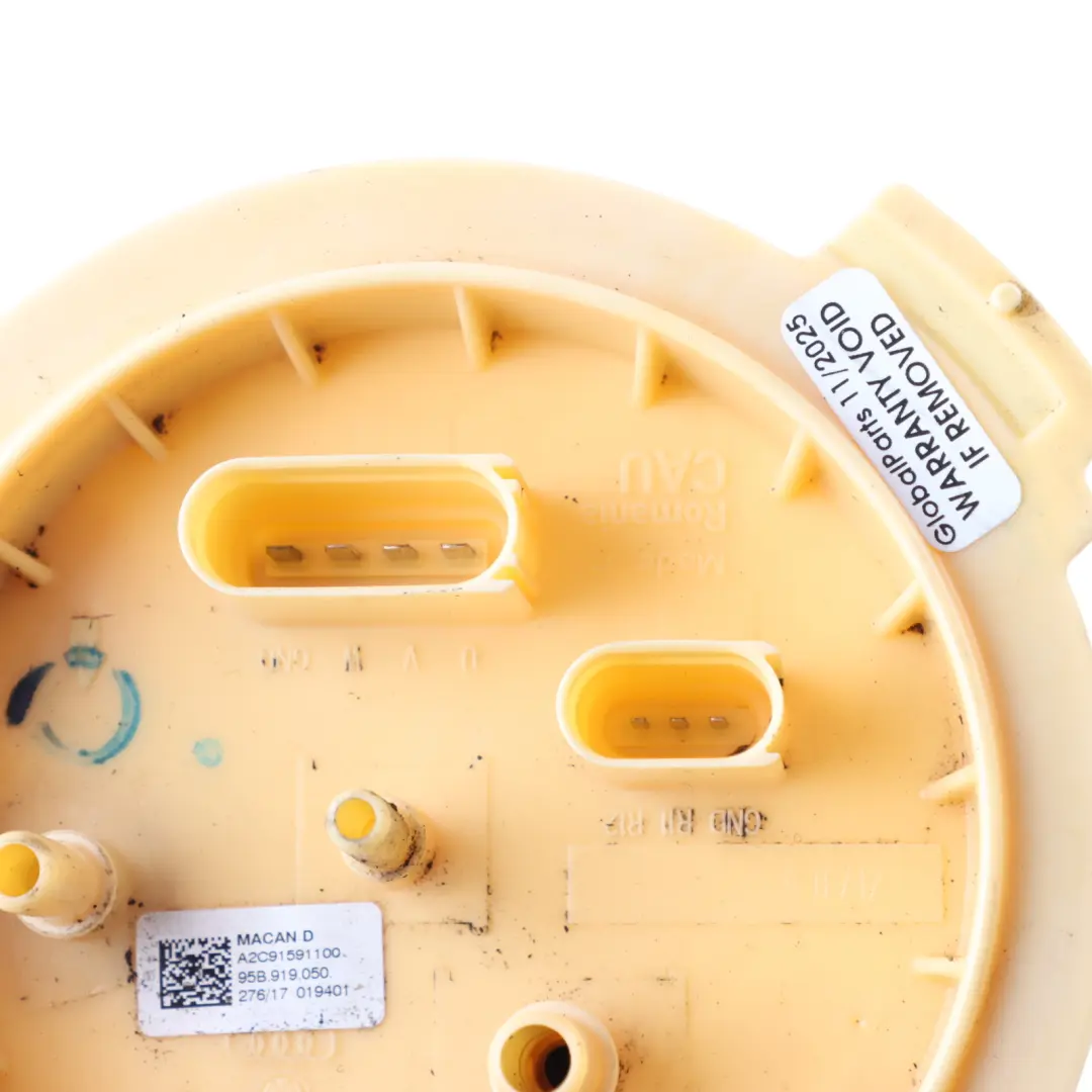 Pump Electric Sender Unit to Porsche Macan 95B 3.0 TDI Fuel with Part number 95B919050 Porsche Macan 95B 3.0 TDI Fuel Pump Electric Sender Unit - SKU 95B919050 - Part number 95B919050