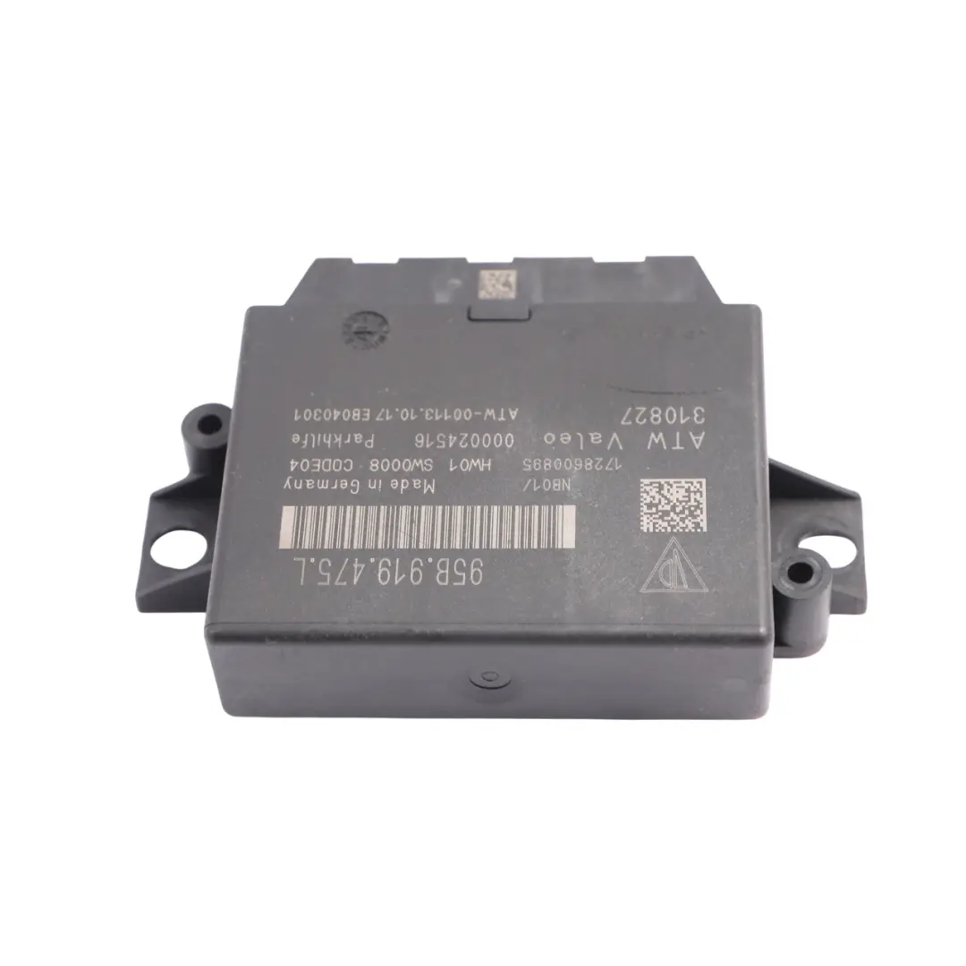 PDC Parking Sensor Module Control Unit to Porsche Macan 95B with Part number 95B919475L Porsche Macan 95B PDC Parking Sensor Module Control Unit - SKU 95B919475L - Part number 95B919475L