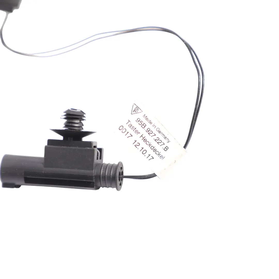 Porsche Macan 95B Rear Trunk Lid Push Button Cable Wire 95B927227B - SKU 95B927227B-1 - Part number 95B927227B-1