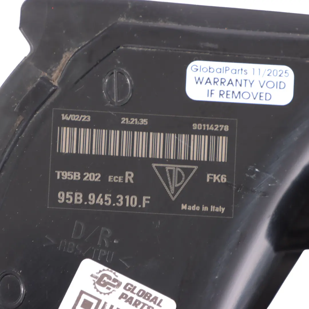 Cache De Clignotant Arrière Droit 95B-2 pour Porsche Macan S à propos du numéro de pièce 95B945310F Porsche Macan S Cache De Clignotant Arrière Droit 95B-2 - SKU 95B945310F - Numéro de pièce 95B945310F