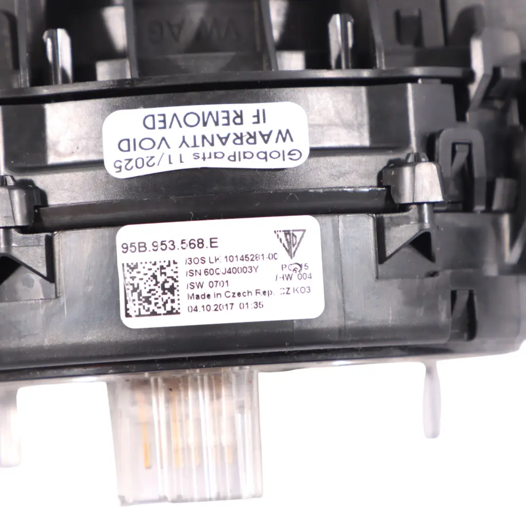 Porsche Macan S 95B Control Crucero Limpiaparabrisas Stalk Squib - SKU 95B953568E - Número de pieza 95B953568E