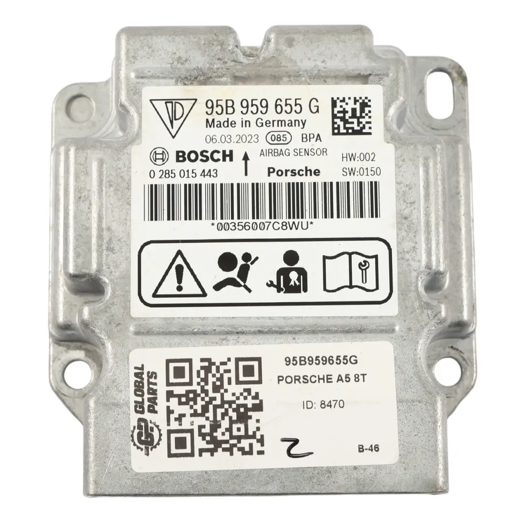 Porsche Macan 95B Air Module Control Unit ECU - SKU 95B959655G - Part number 95B959655G