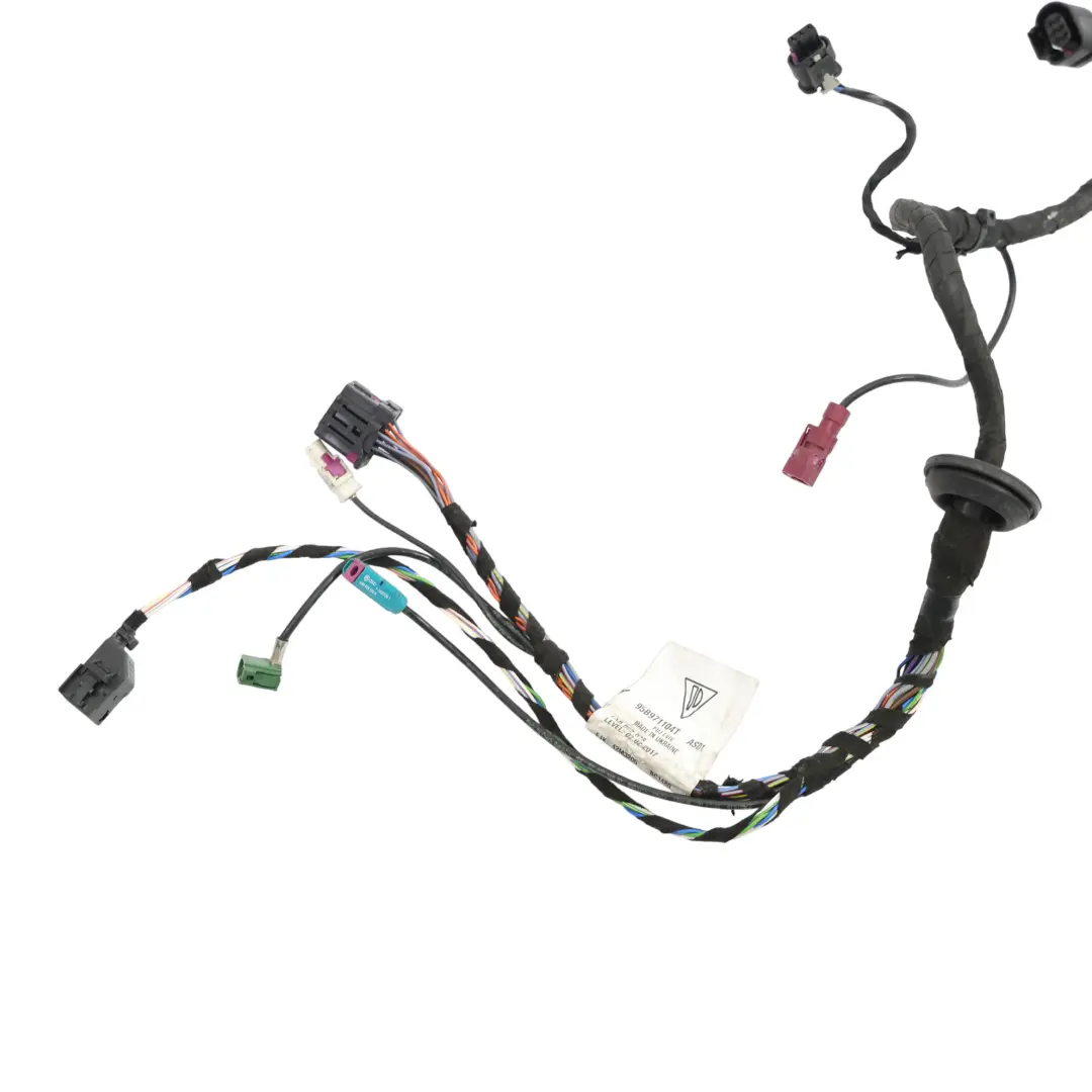 Porsche Macan 95B PDC Parking Sensor Wiring Rear Bumper Loom - SKU 95B971104T - Part number 95B971104T