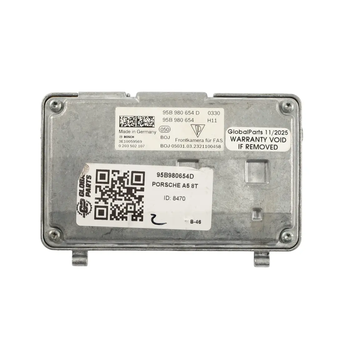 Front Scheibe Fahrspur Assistent Kafas Kamera für Porsche Macan 95B mit Teilenummer 95B980654D Porsche Macan 95B Front Scheibe Fahrspur Assistent Kafas Kamera - SKU 95B980654D - Teilenummer 95B980654D