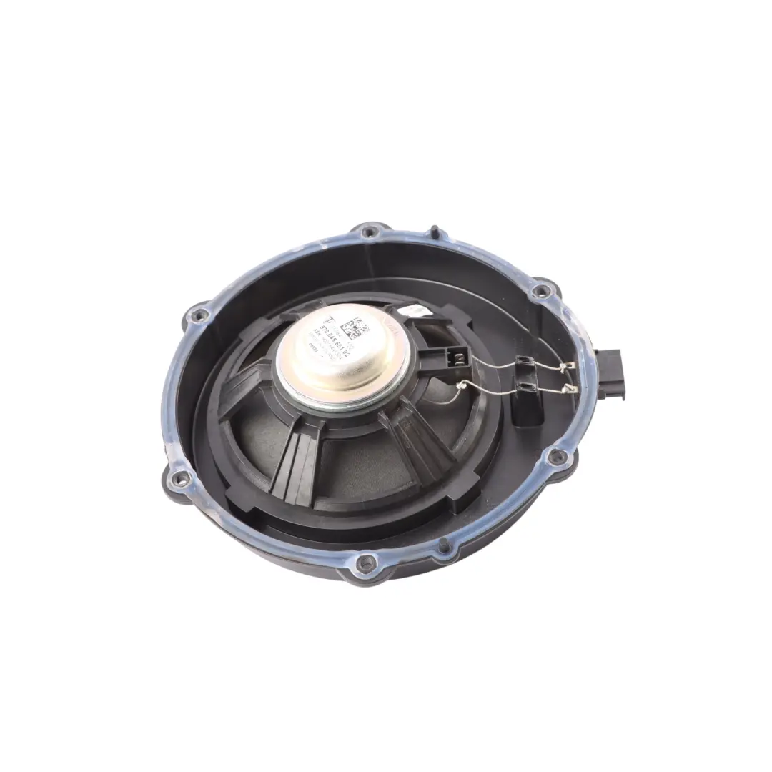 Door Bass Loudspeaker Speaker With Cover Trim to Porsche Macan 95B Rear with Part number 970645651 Porsche Macan 95B Rear Door Bass Loudspeaker Speaker With Cover Trim - SKU 970645651 - Part number 970645651