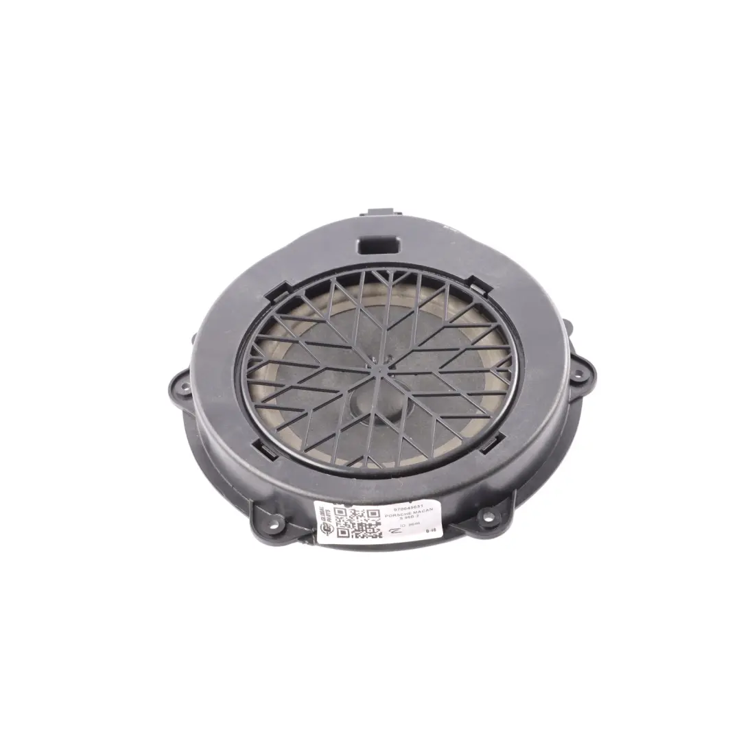Porsche Macan 95B Rear Door Bass Loudspeaker Speaker With Cover Trim - SKU 970645651 - Part number 970645651