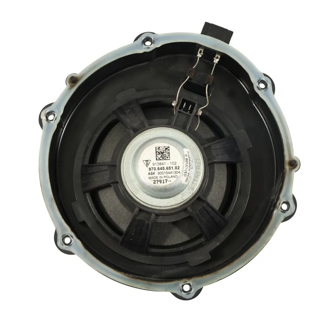 Porsche Macan S 95B Rear Door Low Tone Speaker Left Right N/O/S - SKU 97064565102 - Part number 97064565102