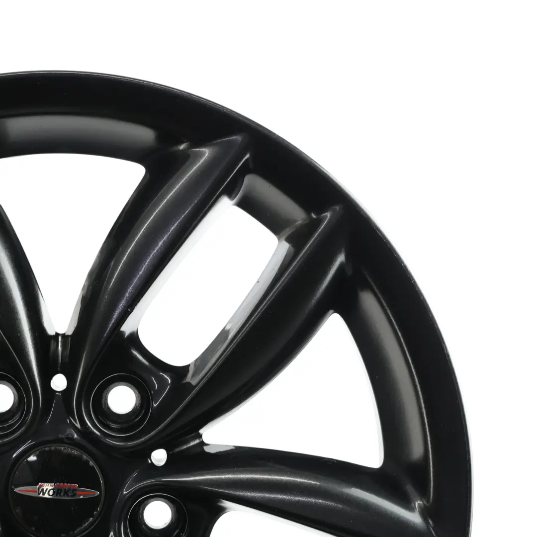 Mini Cooper R60 R61 Jante Alliage Noir 17 Pouces 7J ET:50 5 Branches Doubles 124 - SKU 9803726-5 - Numéro de pièce 9803726