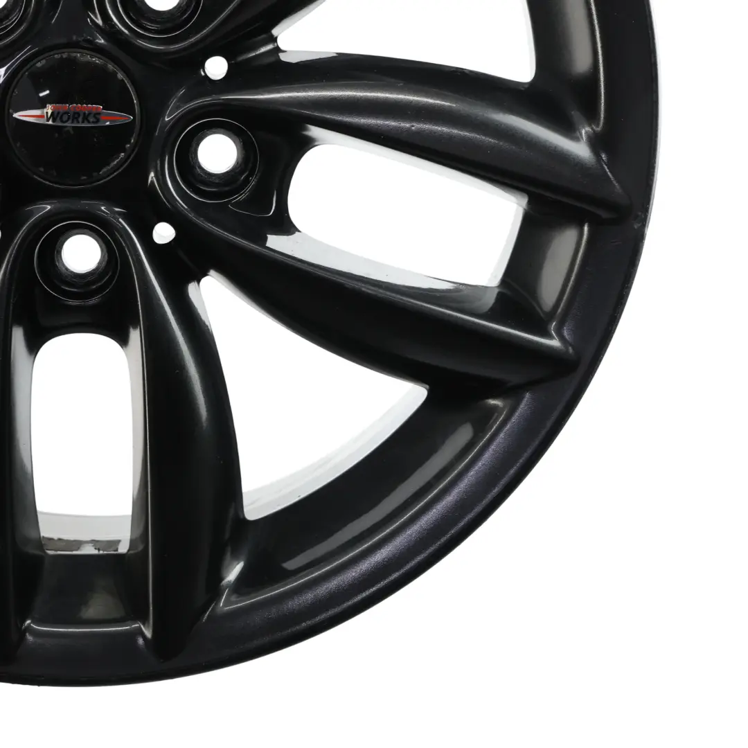 Mini Cooper R60 R61 Jante Alliage Noir 17 Pouces 7J ET:50 5 Branches Doubles 124 - SKU 9803726-5 - Numéro de pièce 9803726