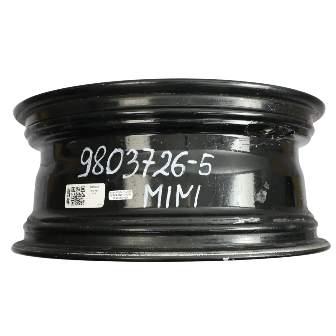 Mini Cooper R60 R61 Felge Alu Schwarz 17" 7J ET:50 5-Stern Doppelspeiche 124 - SKU 9803726-5 - Teilenummer 9803726