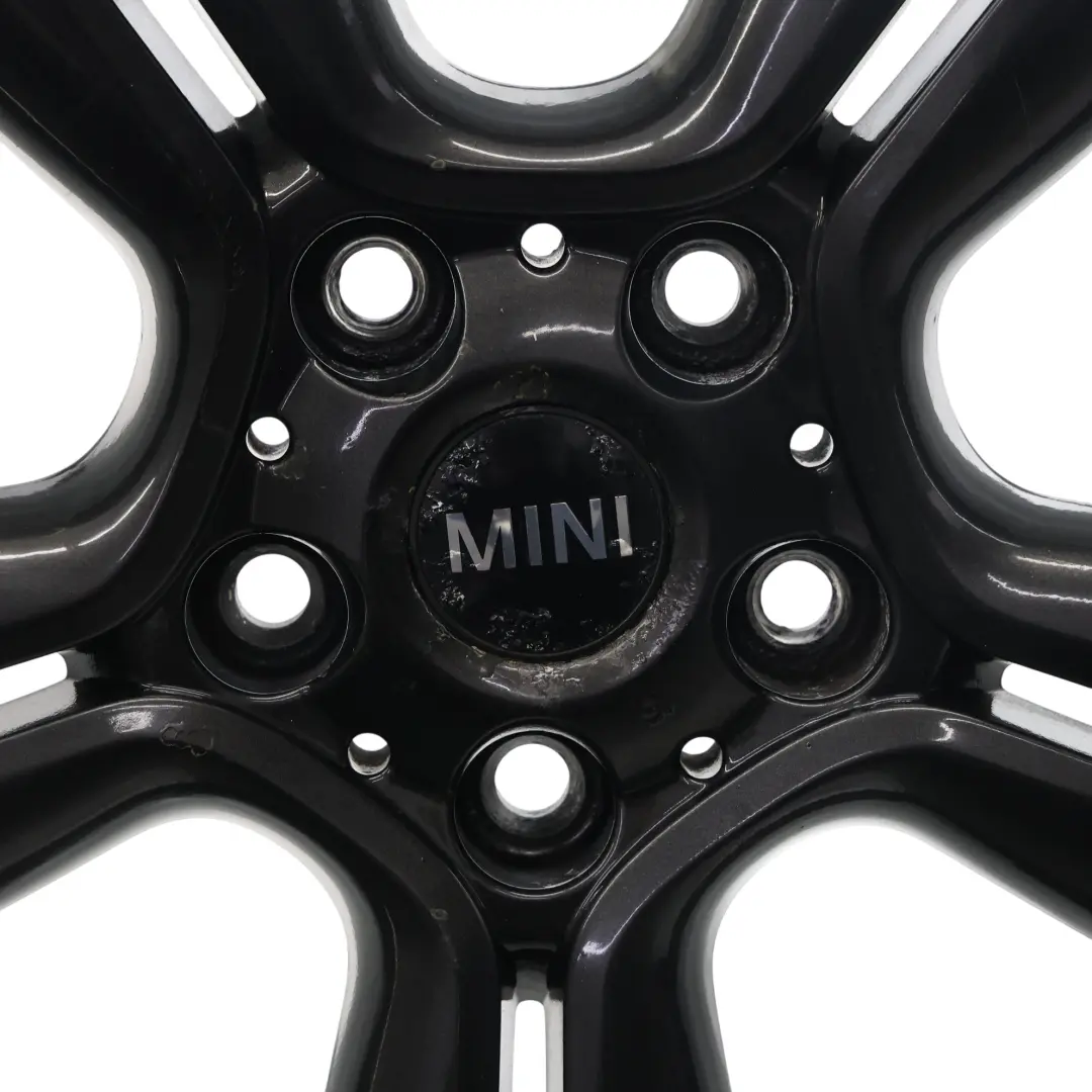 Mini Cooper R60 R61 Wheel Rim Alloy Black 18" ET:52 7,5J 5-Star Double Spoke 127 - SKU 9803727-4 - Part number 9803727
