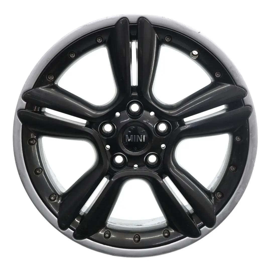 Mini Cooper One R60 R61 Wheel Rim Alloy 18" ET:52 7,5J 5-Star Double Spoke 127 - SKU 9803727-5 - Part number 9803727