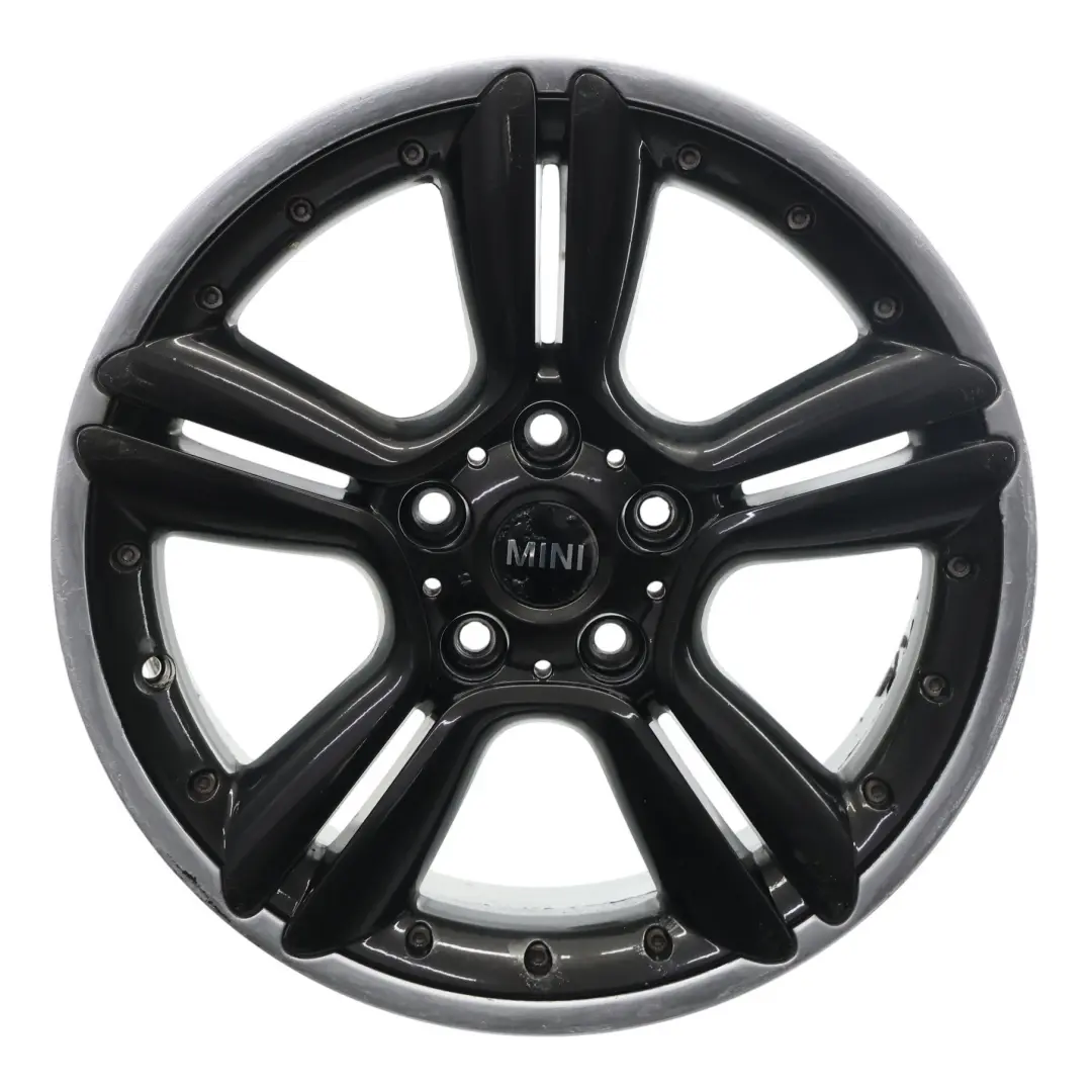 Mini Cooper One R60 R61 Wheel Alloy Rim 18" ET:52 7,5J 5-Star Double Spoke 127 - SKU 9803727-6 - Part number 9803727