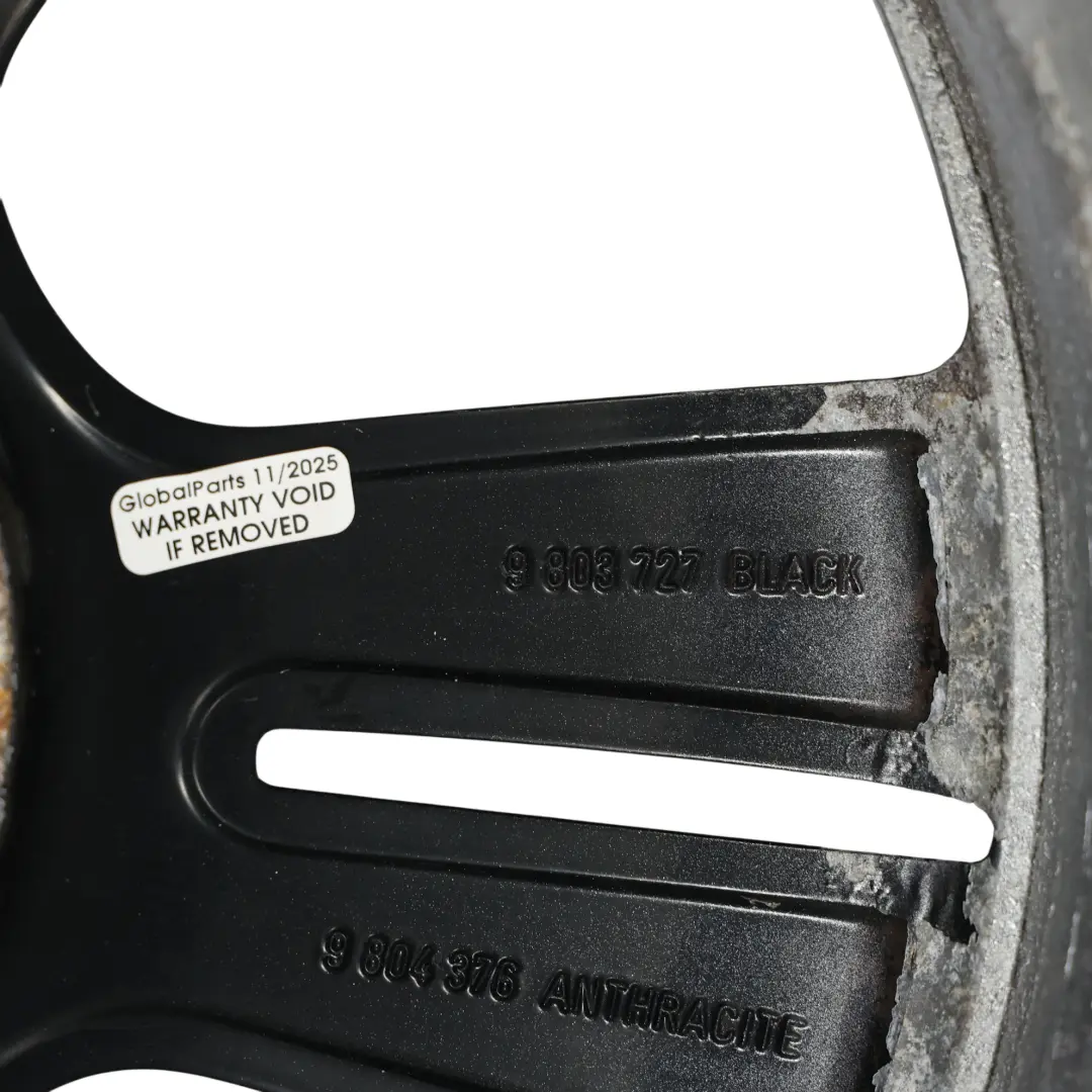 Mini Cooper One R60 R61 Wheel Alloy Rim 18" ET:52 7,5J 5-Star Double Spoke 127 - SKU 9803727-6 - Part number 9803727