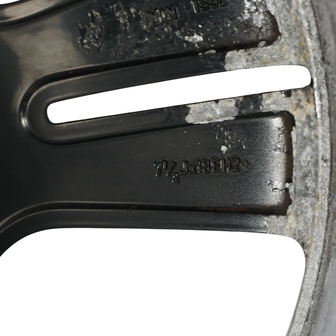 Mini Cooper One R60 R61 Wheel Alloy Rim 18" ET:52 7,5J 5-Star Double Spoke 127 - SKU 9803727-6 - Part number 9803727