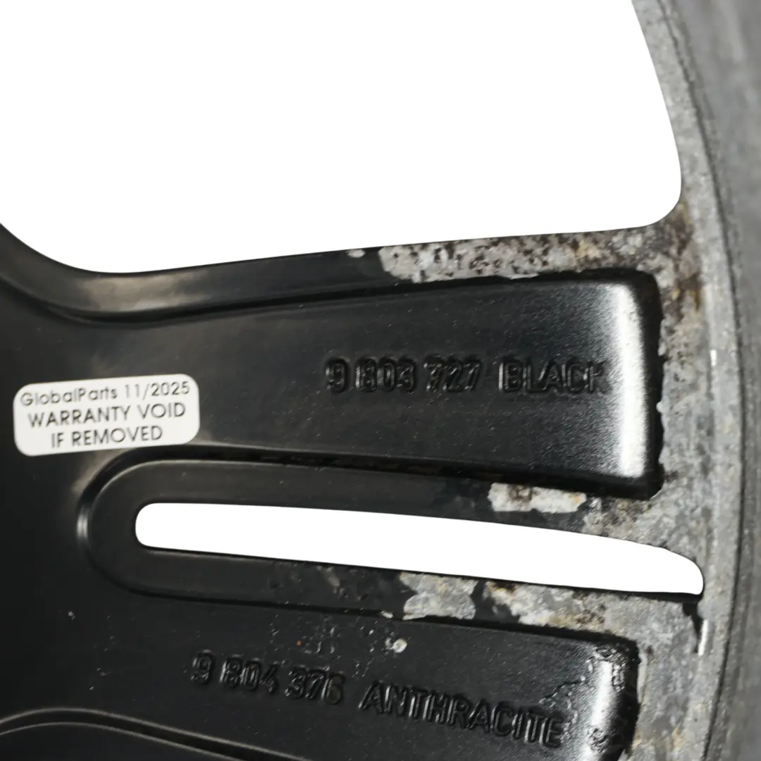 Mini Cooper R60 R61 Black Wheel Alloy Rim 18" ET:52 7,5J 5-Star Double Spoke 127 - SKU 9803727-7 - Part number 9803727