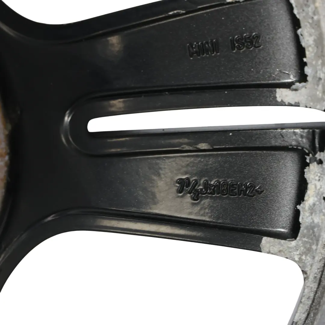 Alloy Rim 18" ET:52 7,5J 5-Star Double Spoke 127 to Mini Cooper R60 R61 Black Wheel with Part number 9803727 Mini Cooper R60 R61 Black Wheel Alloy Rim 18" ET:52 7,5J 5-Star Double Spoke 127 - SKU 9803727-7 - Part number 9803727