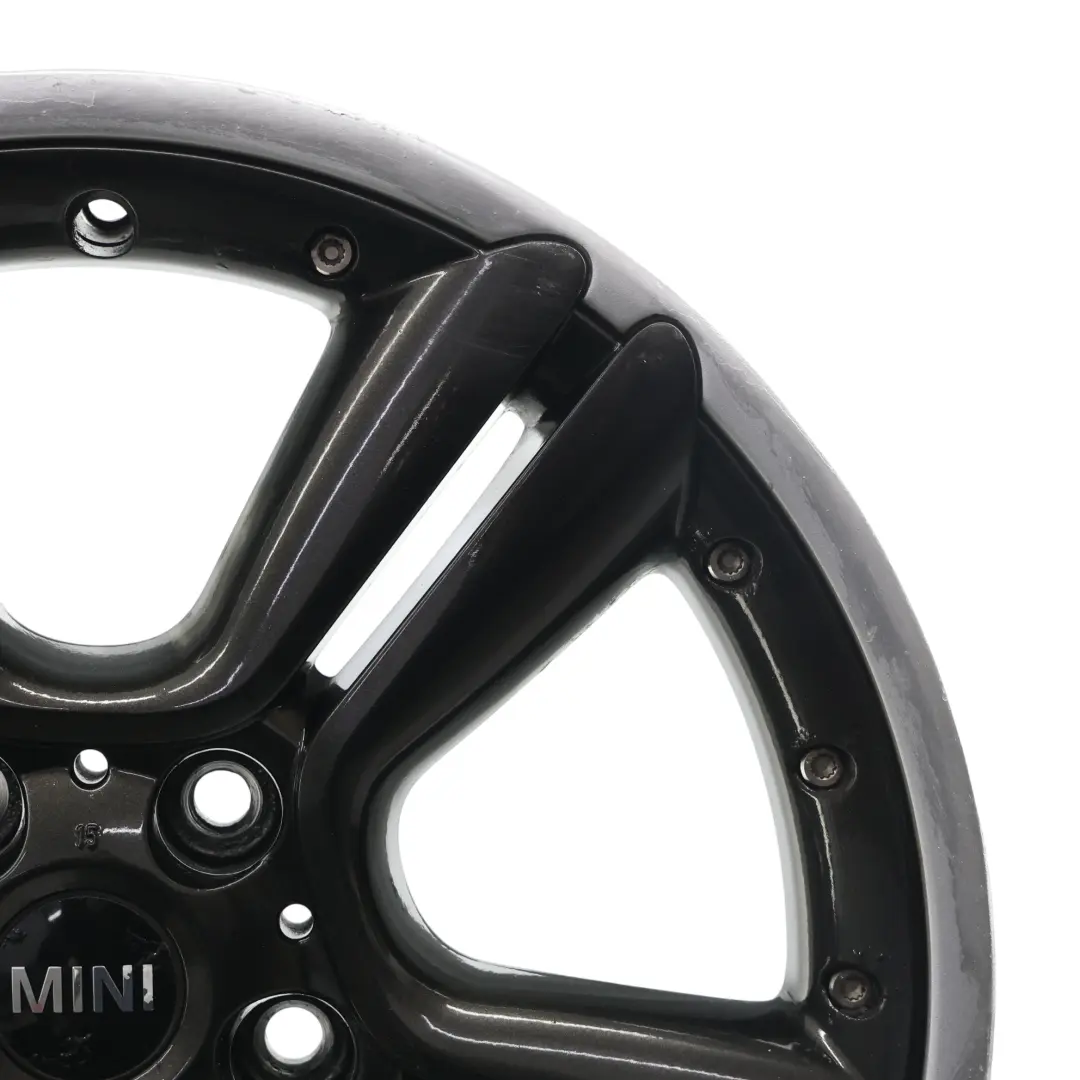 Alloy Rim 18" ET:52 7,5J 5-Star Double Spoke 127 to Mini Cooper R60 R61 Black Wheel with Part number 9803727 Mini Cooper R60 R61 Black Wheel Alloy Rim 18" ET:52 7,5J 5-Star Double Spoke 127 - SKU 9803727-7 - Part number 9803727