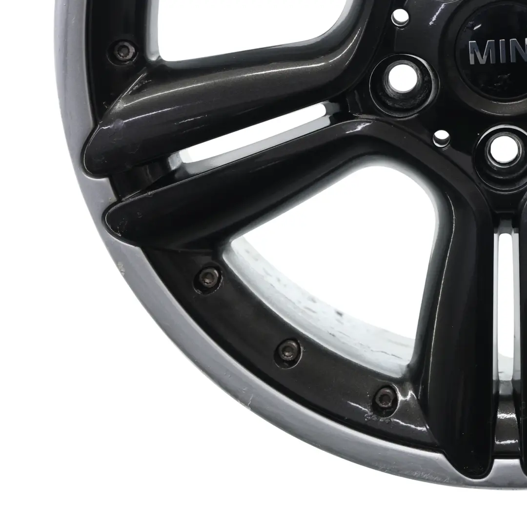 Alloy Rim 18" ET:52 7,5J 5-Star Double Spoke 127 to Mini Cooper R60 R61 Black Wheel with Part number 9803727 Mini Cooper R60 R61 Black Wheel Alloy Rim 18" ET:52 7,5J 5-Star Double Spoke 127 - SKU 9803727-7 - Part number 9803727