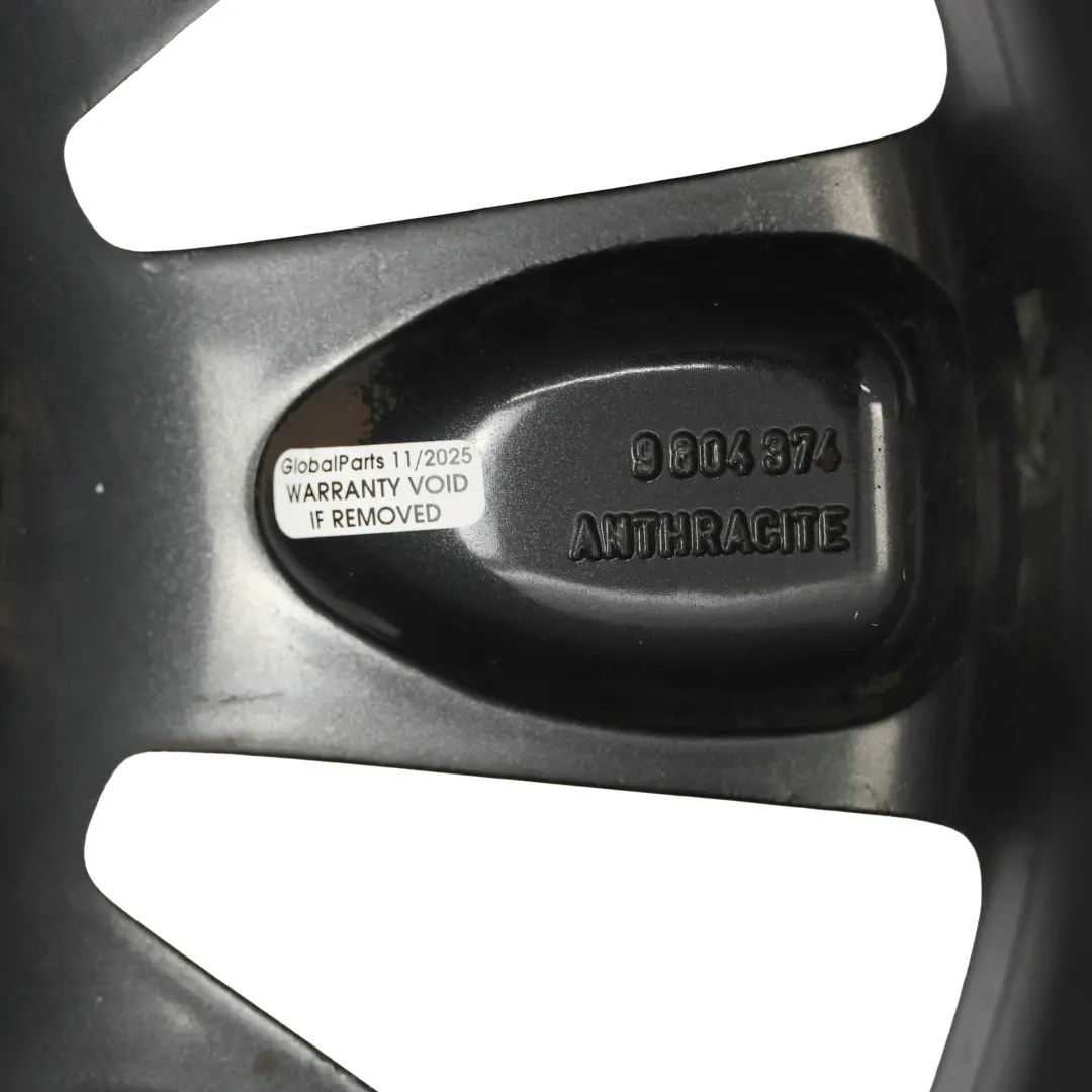 Mini Cooper One R60 R61 Anthracite Wheel Alloy Rim 18" 7,5J ET:52 Turbo Fan 126 - SKU 9804374-4 - Part number 9804374