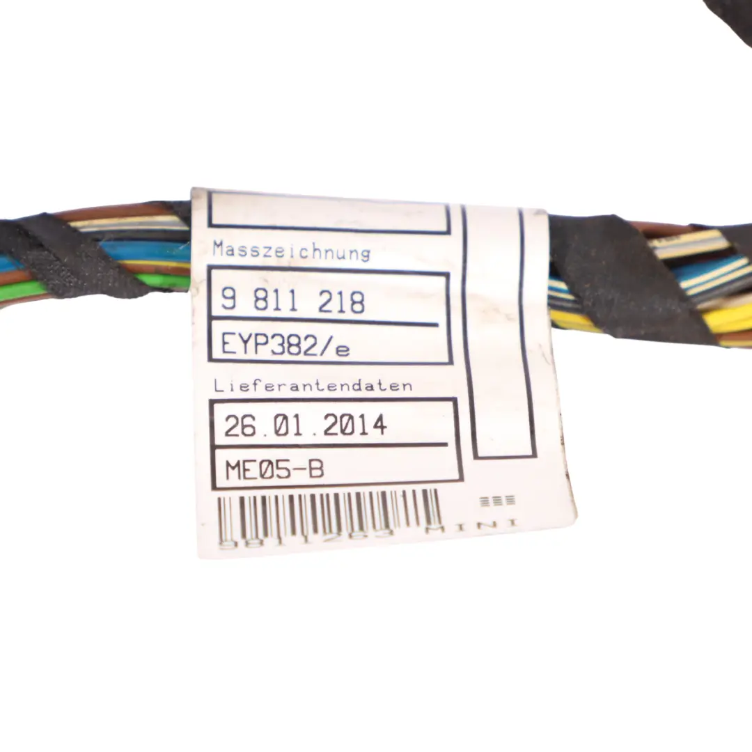 Cablaggio Cavi Porta Anteriore Lato Passeggero per Mini Cooper R60 con numero di parte 9811263 Mini Cooper R60 Cablaggio Cavi Porta Anteriore Lato Passeggero - SKU 9811263 - Numero di parte 9811263