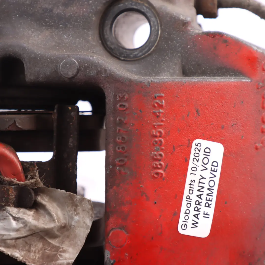 Porsche Boxster 986 2.7 Petrol Front Brake Caliper Housing Left N/S - SKU 98635142103 - Part number 98635142103