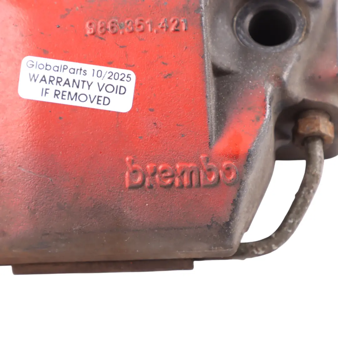 Front Brake Caliper Housing Left N/S to Porsche Boxster 986 2.7 Petrol with Part number 98635142103 Porsche Boxster 986 2.7 Petrol Front Brake Caliper Housing Left N/S - SKU 98635142103 - Part number 98635142103