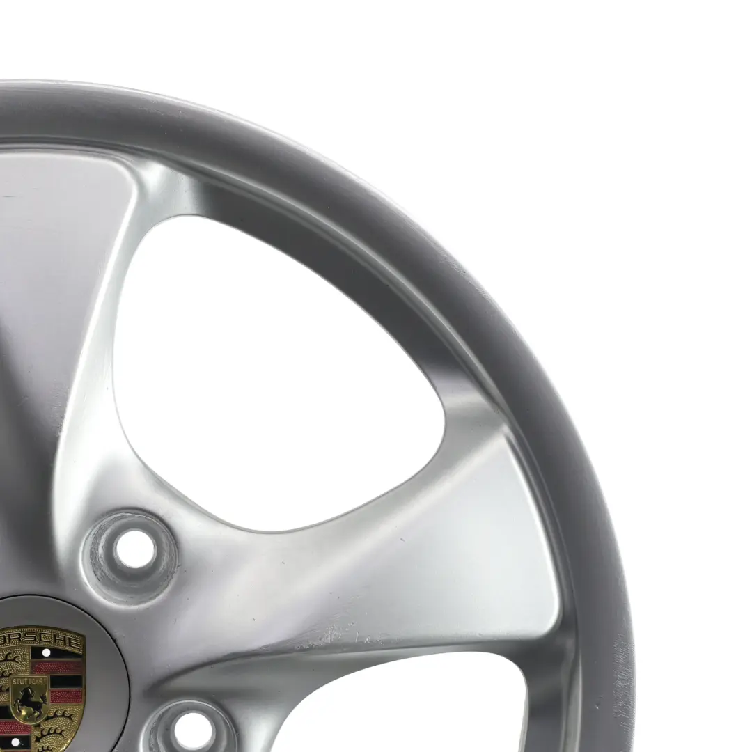 Porsche Boxter 986 Felga Aluminiowa Srebrna Przód 17" 7J ET:55 - SKU 98636212401-1 - Numer Części 98636212401