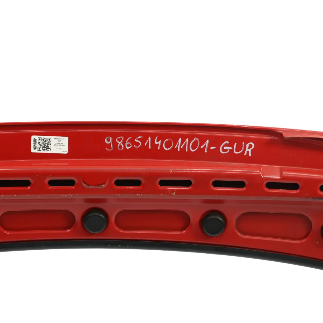 Porsche Boxster 986 Osłona Pokrywa Schowka Dachu Składanego Guards Red 80K - SKU 98651401101-GUR - Numer Części 98651401101