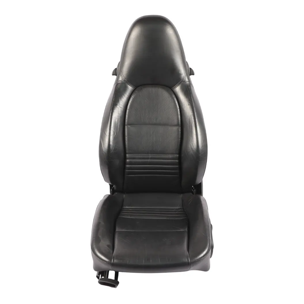 Porsche Boxster 986 Front Seat Sport Heated Electric Leather Black Left N/S