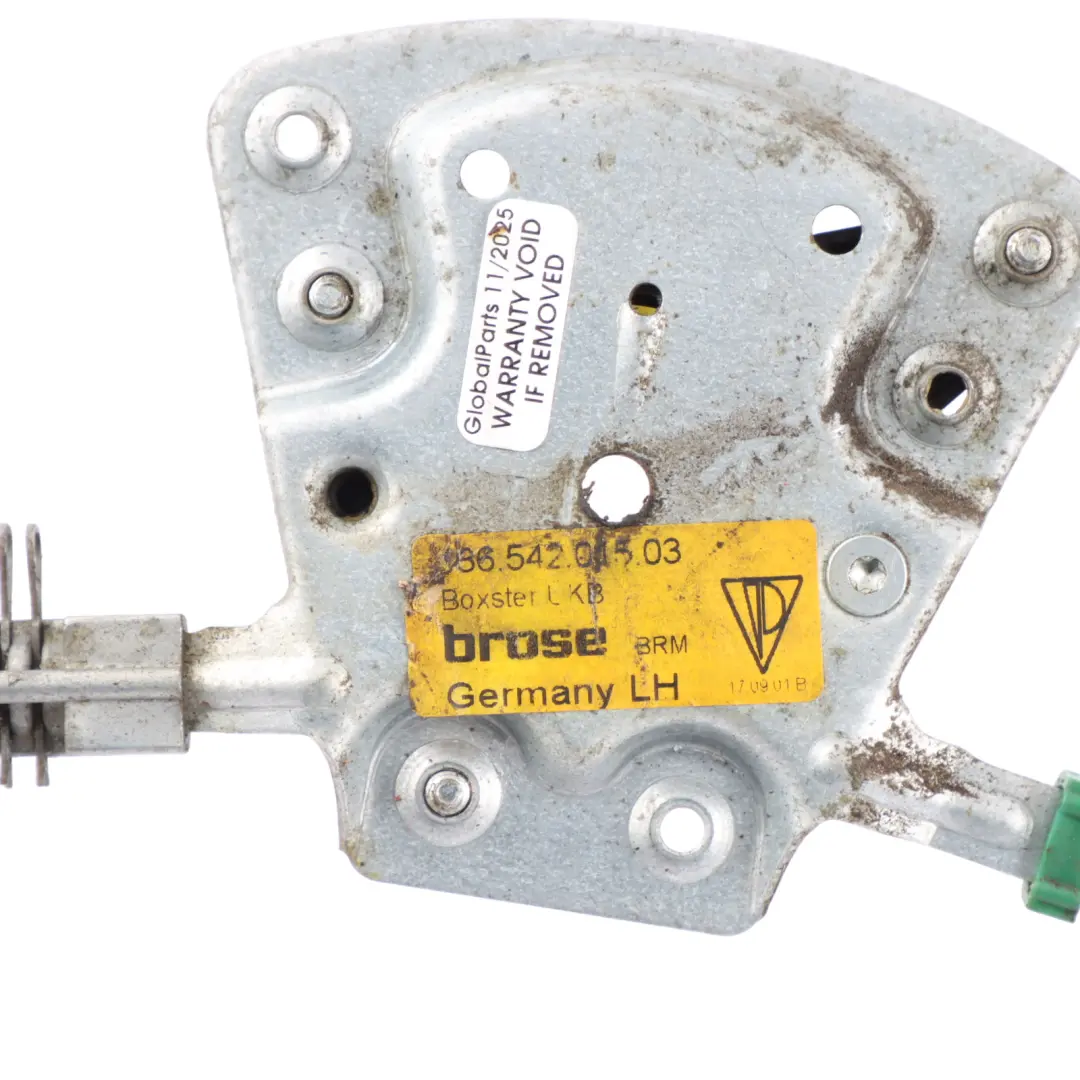 Porsche Boxster 986 Window Lifter Regulator Mechanism Left N/S 98654201503 - SKU 99654207504 - Part number 99654207504