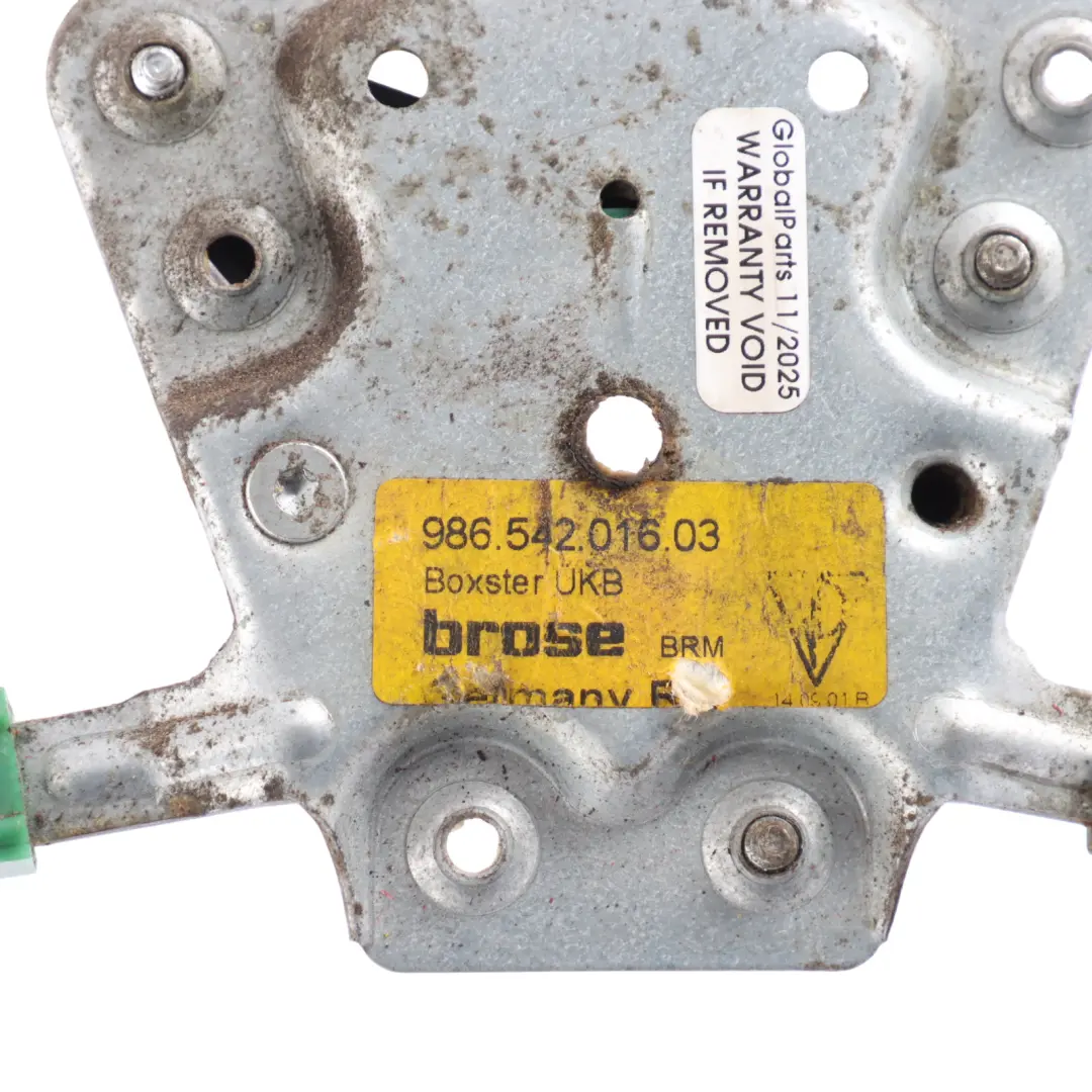 Porsche Boxster 986 Window Lifter Regulator Right O/S 98654201603 - SKU 99654207604 - Part number 99654207604