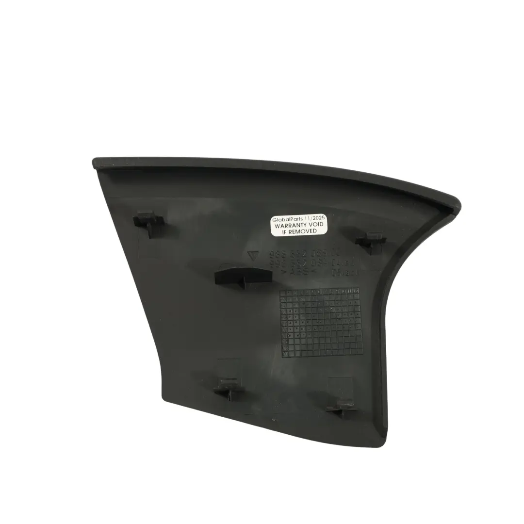 Porsche Boxster 986 Panneau Garniture Console Centrale Avant Gauche - SKU 98655208900 - Numéro de pièce 98655208900