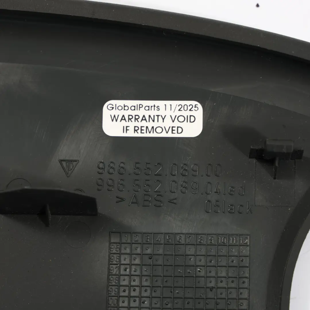 Osłona Konsoli Środkowej Panel Lewy Przód do Porsche Boxster 986 o numerze 98655208900 Porsche Boxster 986 Osłona Konsoli Środkowej Panel Lewy Przód - SKU 98655208900 - Numer Części 98655208900